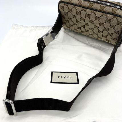 国内発！すぐ届く★人気 GUCCI GGキャンバス ボディバッグ